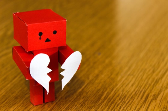 Robot met gebroken hart